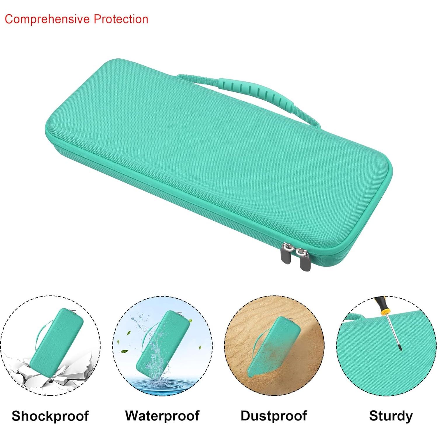 Funda rígida Elonbo para teclado Logitech POP Keys Turquesa