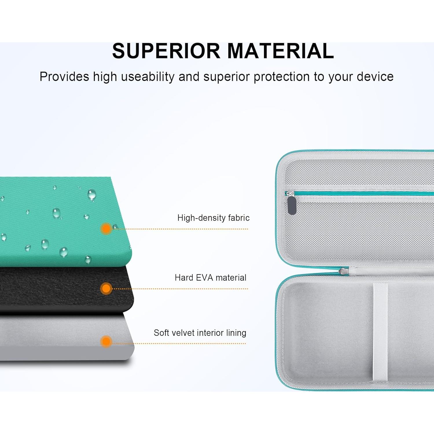 Funda rígida Elonbo para teclado Logitech POP Keys Turquesa