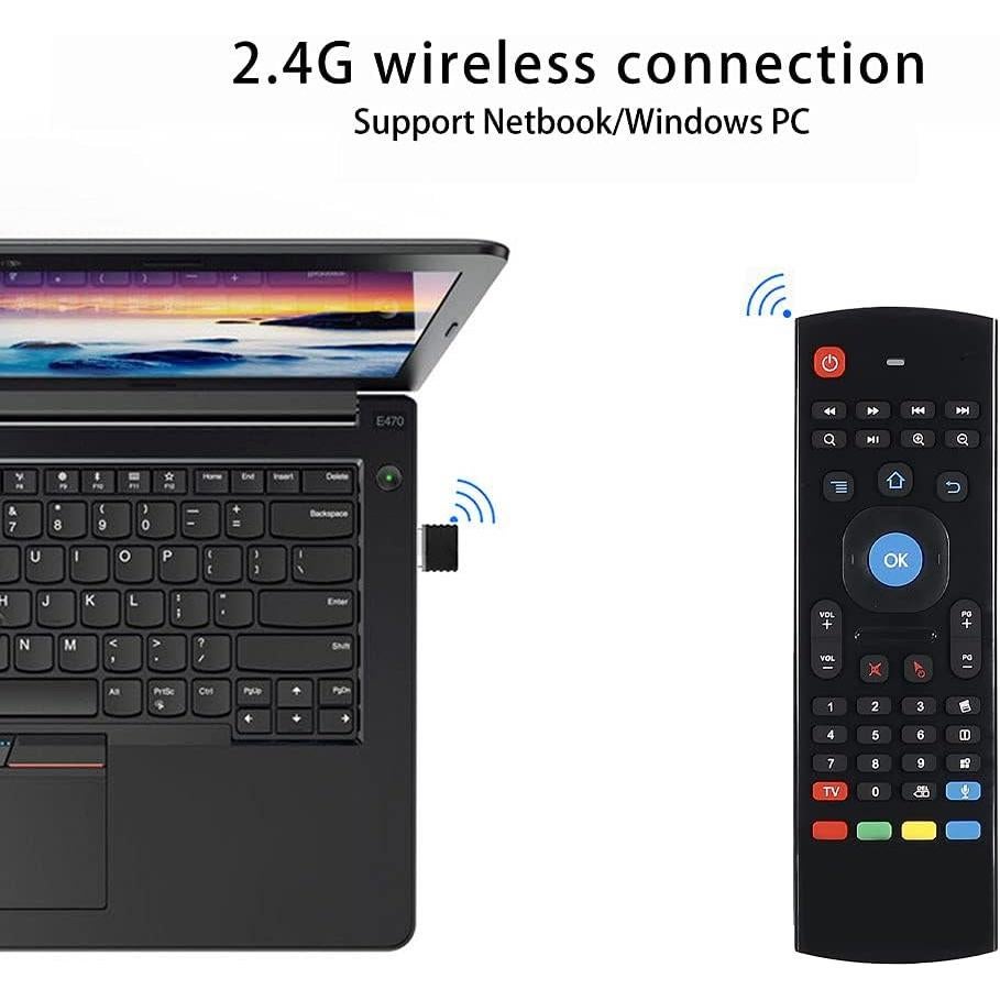 Control Remoto Inalámbrico HONONJO MX3 con Teclado y Voz