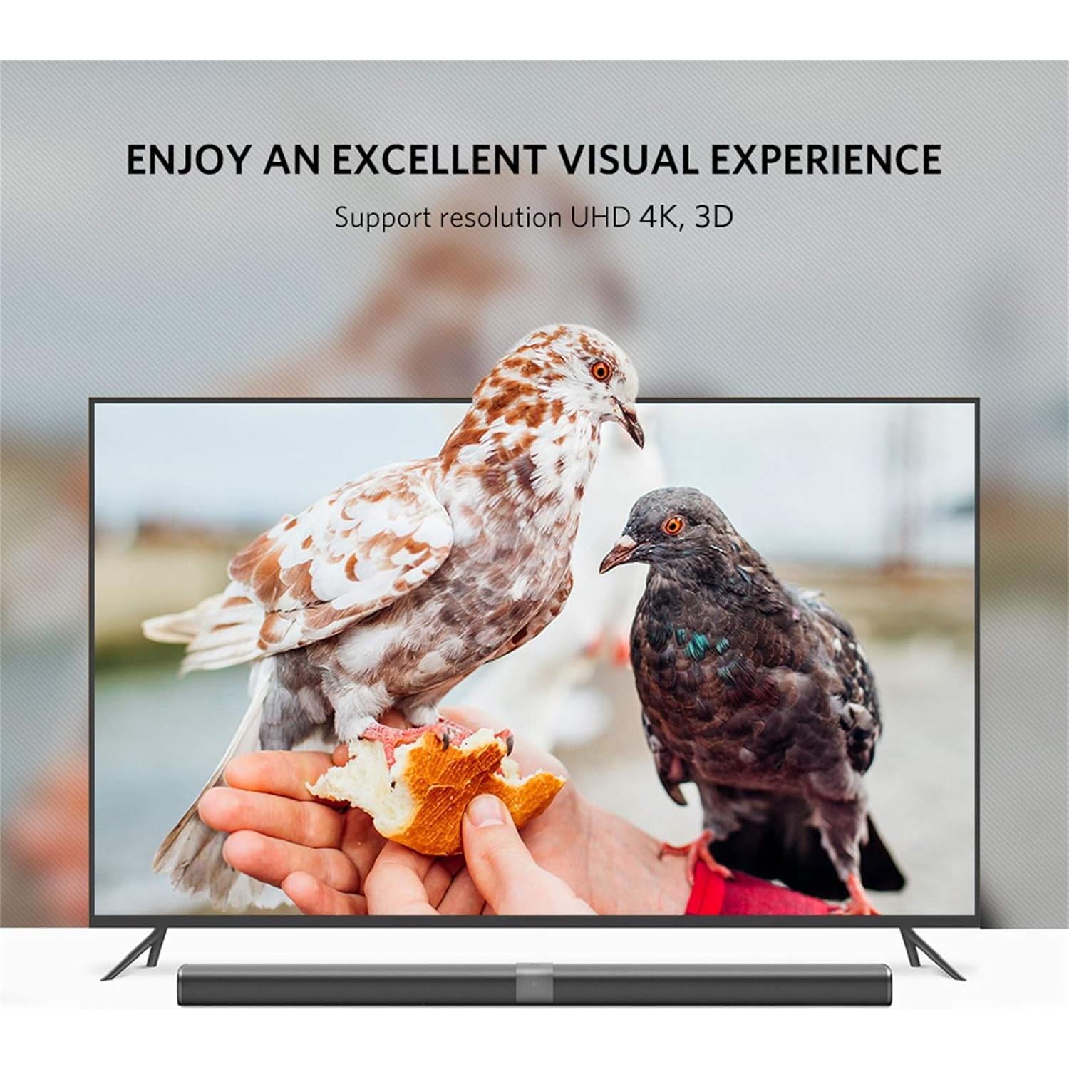 Adaptador UGREEN Micro HDMI a HDMI 0.91m 4K 60Hz Alta Velocidad