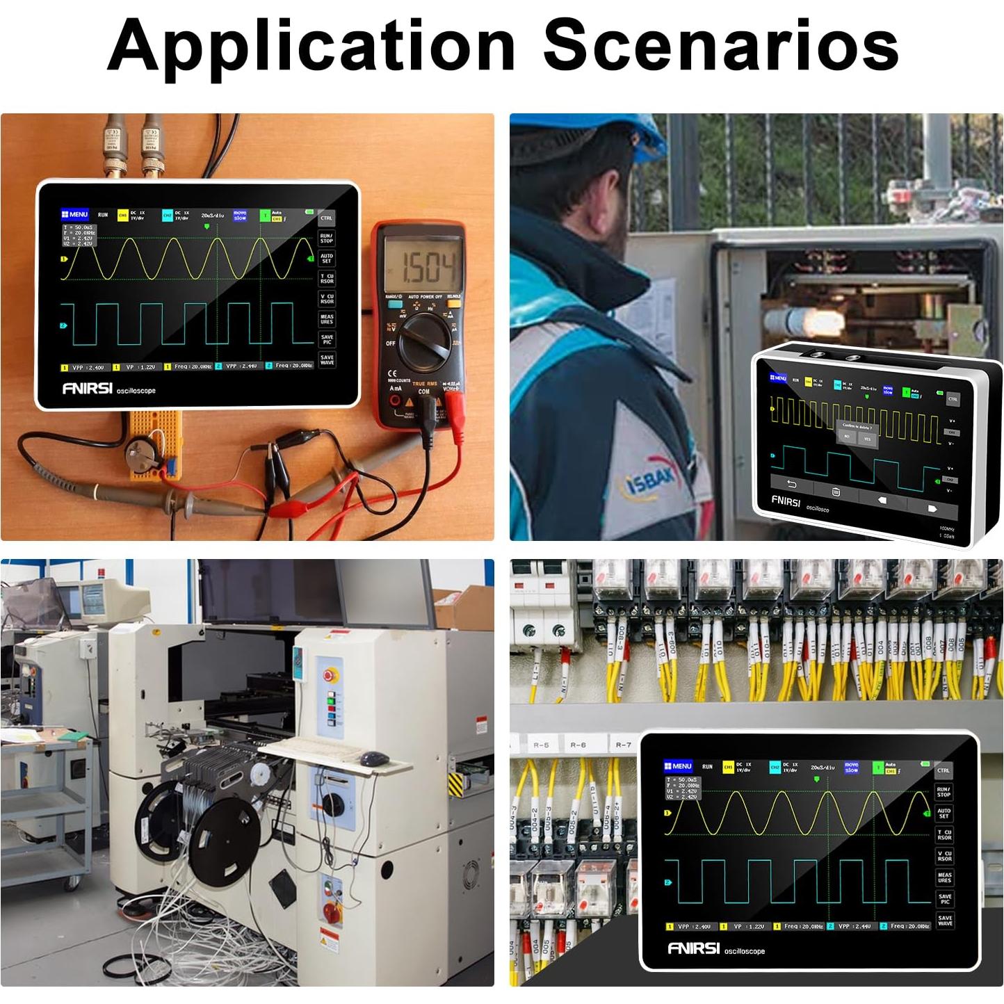Osciloscopio AOPUTTRIVER 1013D Plus 100MHz 2 Canales