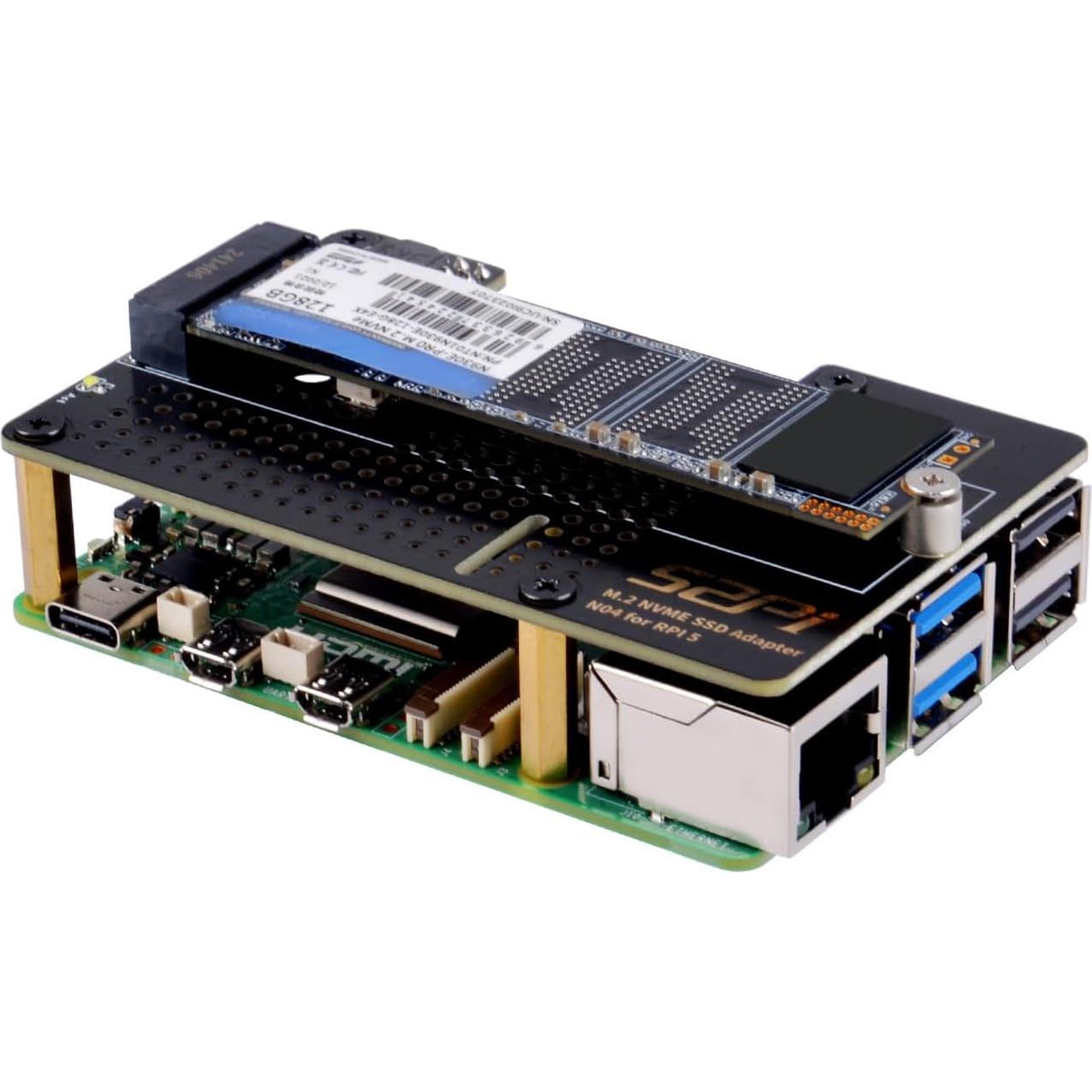 Adaptador GeeekPi N04 M.2 NVMe a PCIe para Raspberry Pi 5