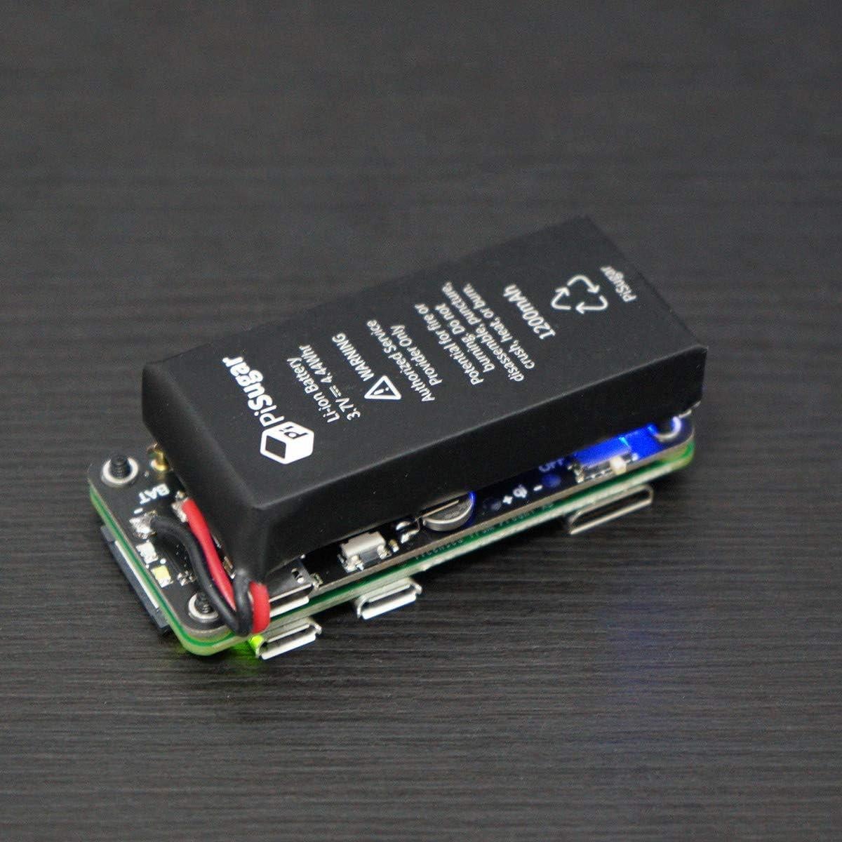Módulo de Batería UPS PiSugar2 1200 mAh para Raspberry Pi Zero