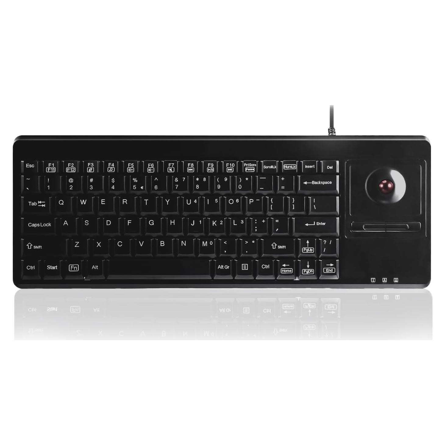 Teclado con Cable Perixx PERIBOARD-514H Plus Negro