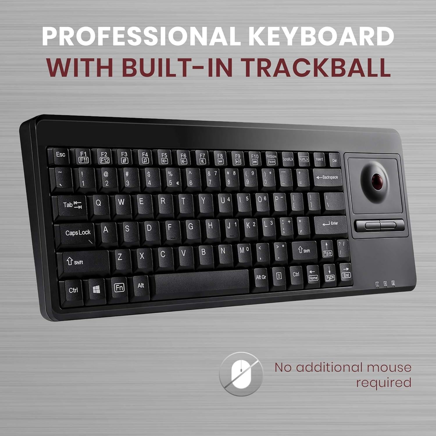 Teclado con Cable Perixx PERIBOARD-514H Plus Negro