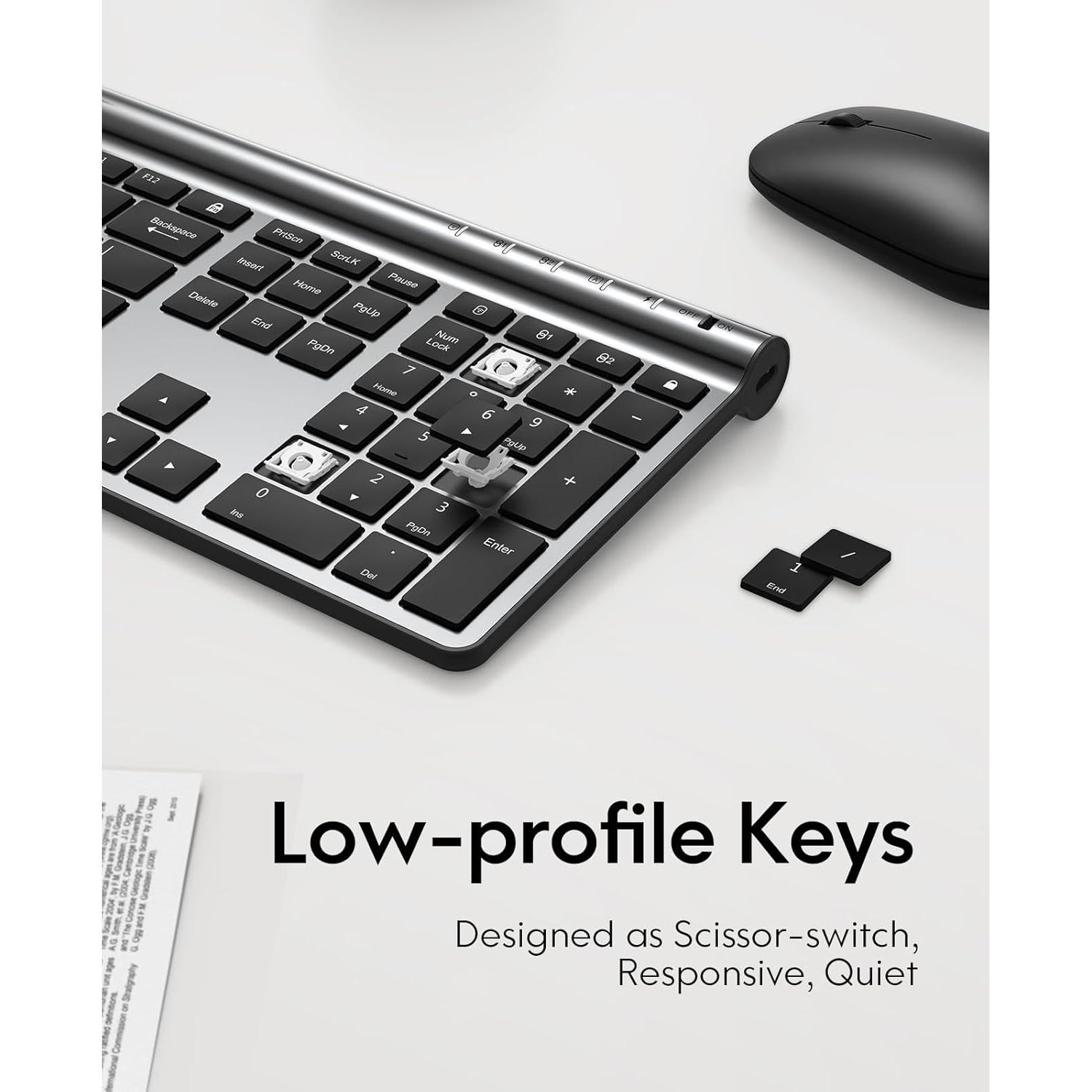 Combo Teclado y Ratón Inalámbrico CHESONA Recargable