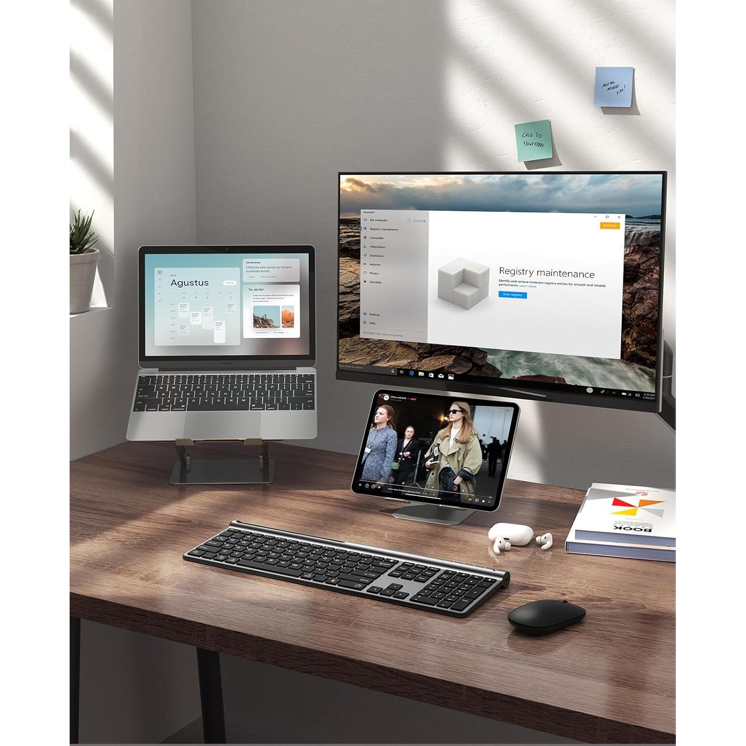 Combo Teclado y Ratón Inalámbrico CHESONA Recargable
