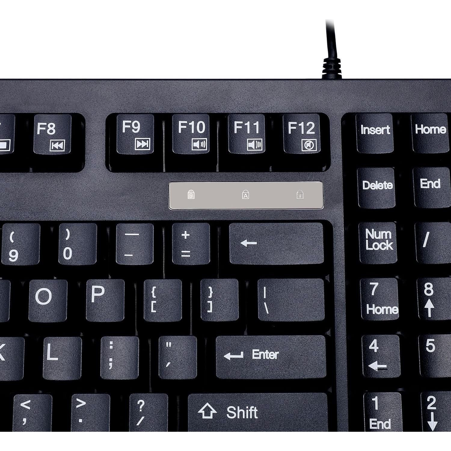 Teclado Industrial Adesso AKB-425UB USB con Touchpad