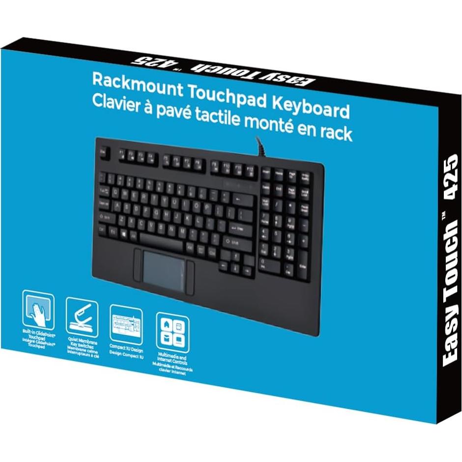 Teclado Industrial Adesso AKB-425UB USB con Touchpad