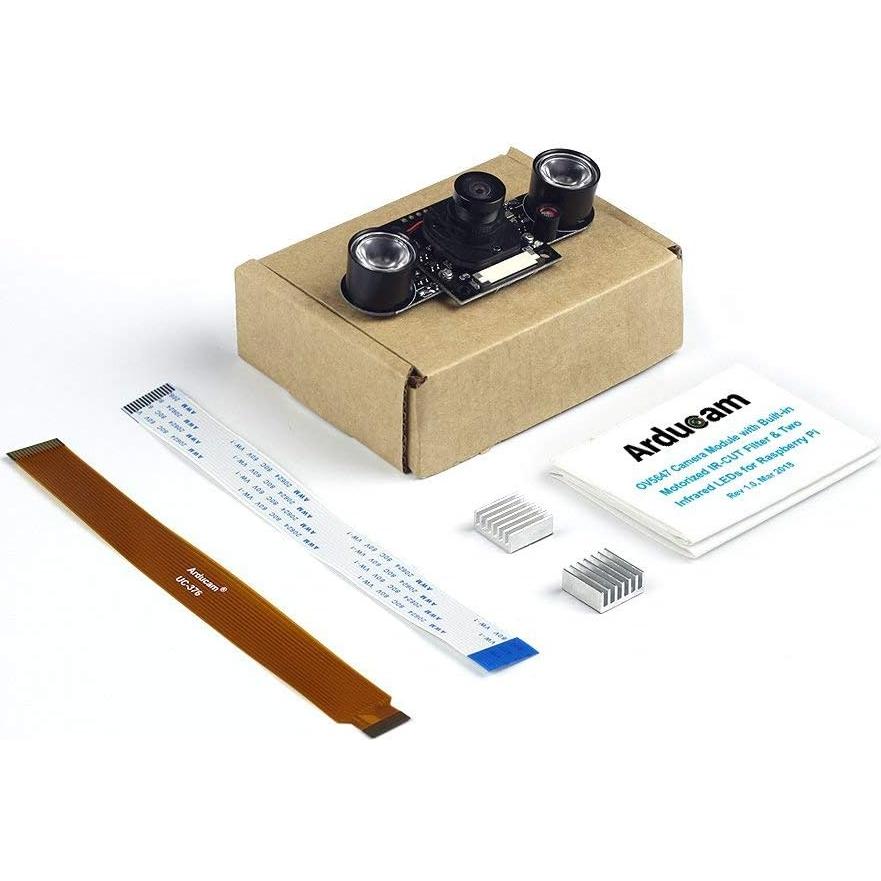 Cámara Diurna-Nocturna Arducam OV5647 5MP IR-Cut Automático