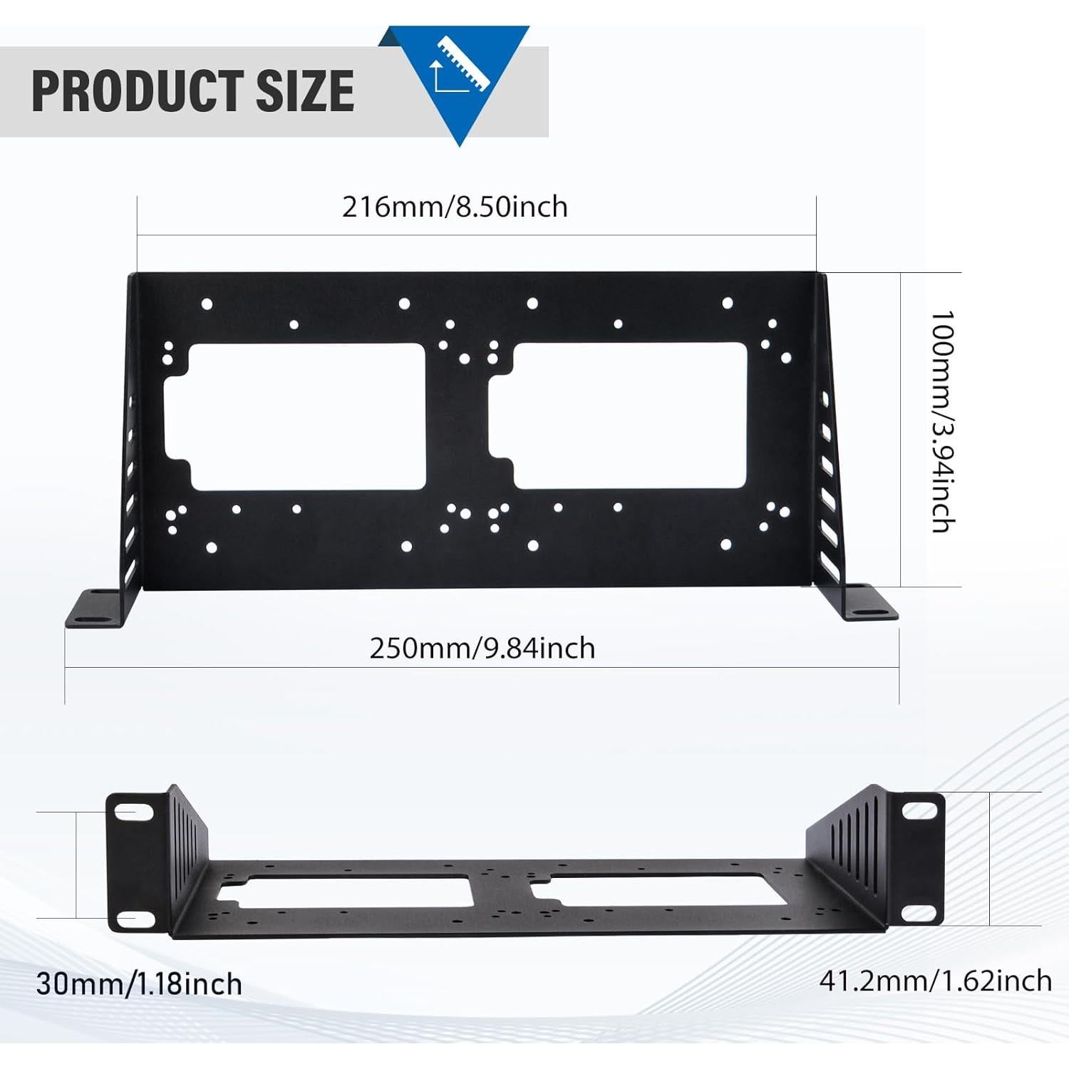 Estante SBC RackMate 1U GeeekPi para Raspberry Pi y HDD/SSD