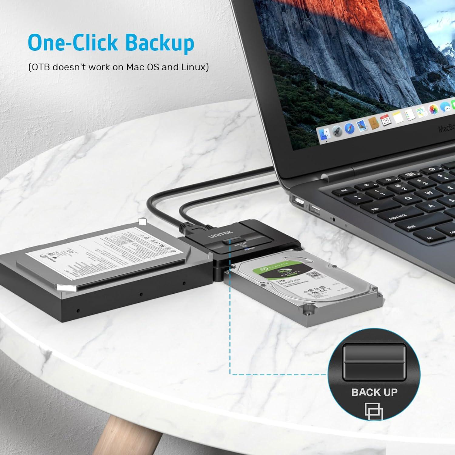 Adaptador Externo USB 3.0 Unitek a IDE y SATA 2.5/3.5"