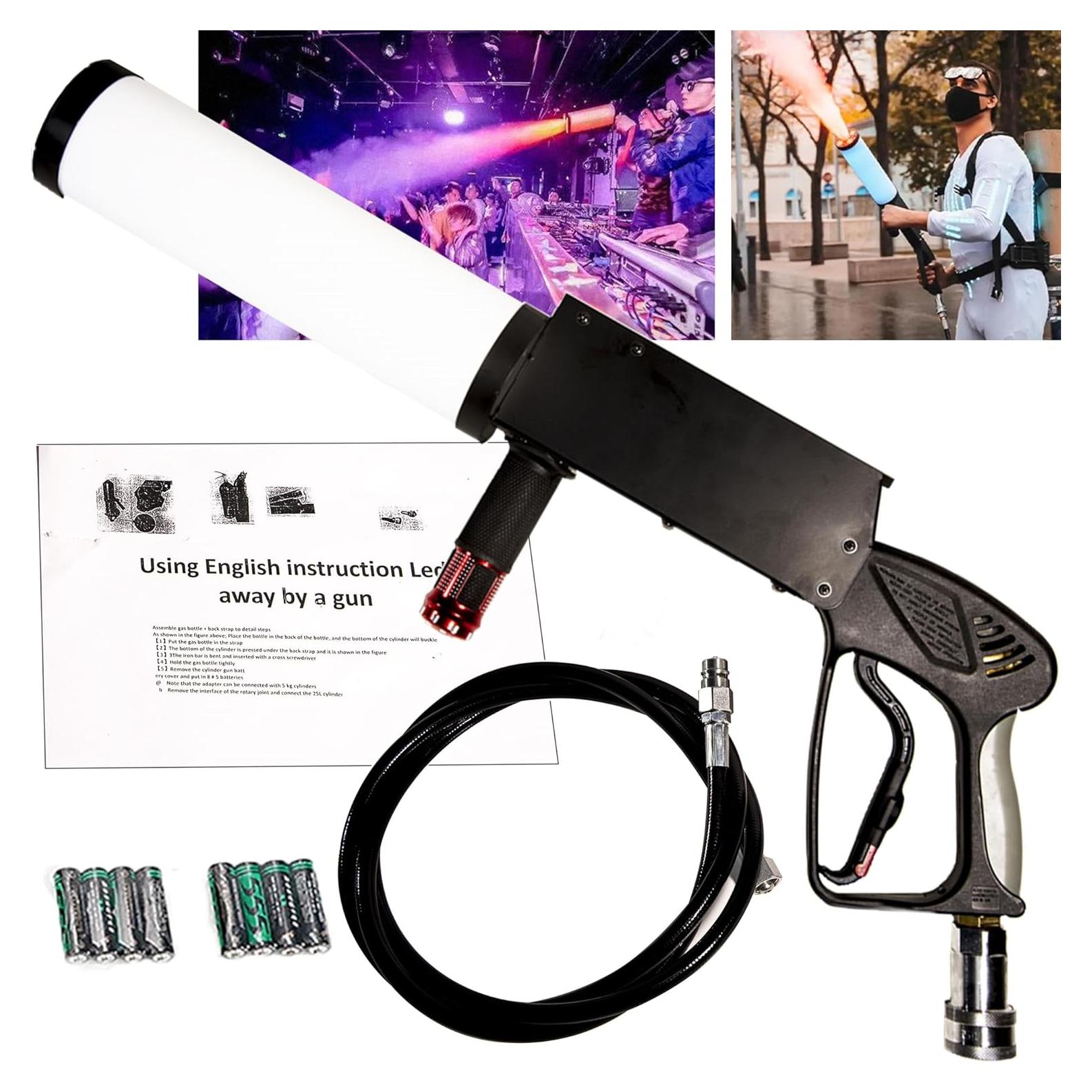 Máquina de Humo Portátil CO2 RGB FBM 72.95x21.08cm para Eventos