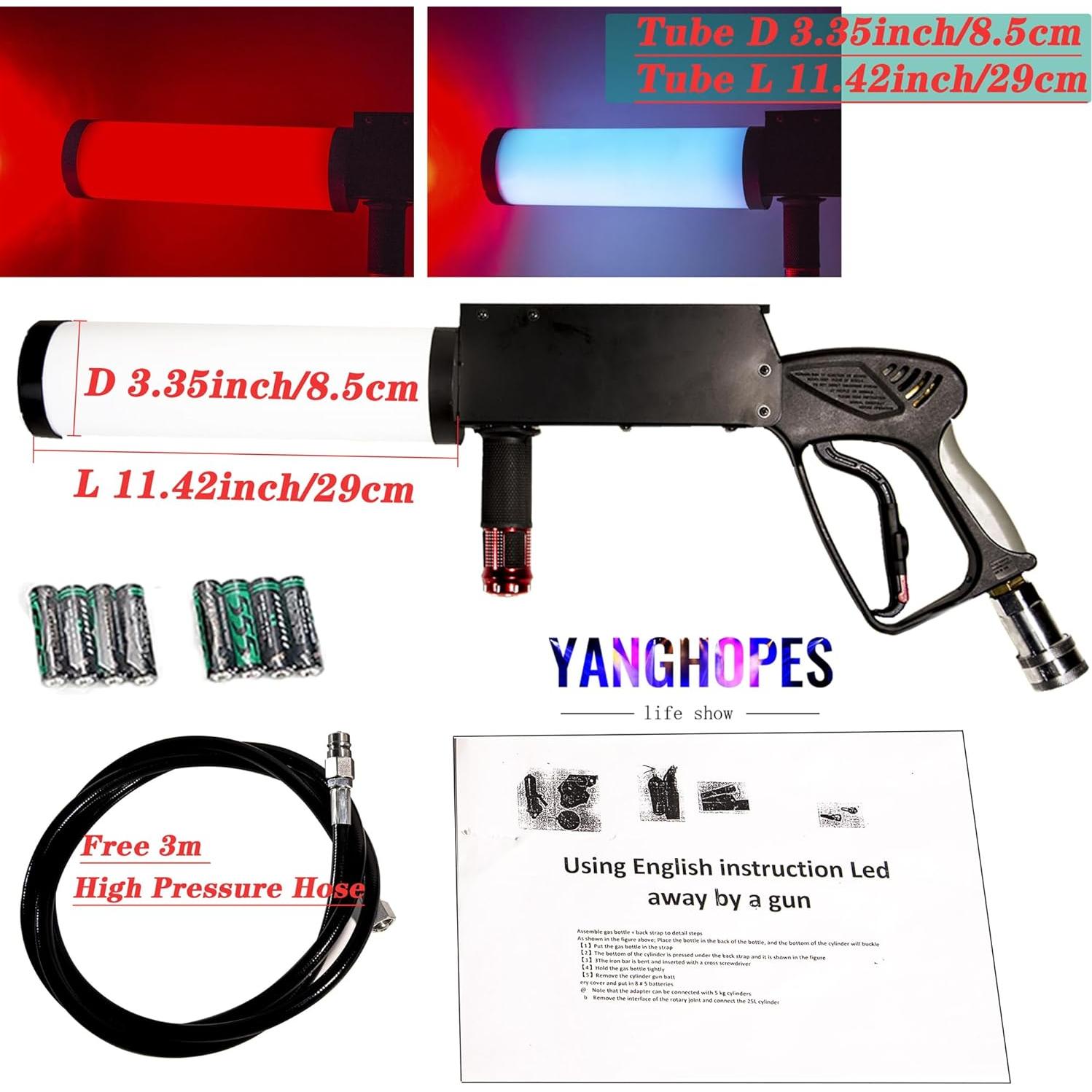 Máquina de Humo Portátil CO2 RGB FBM 72.95x21.08cm para Eventos