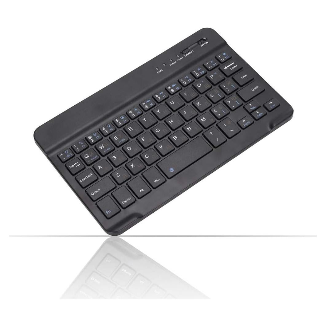 Teclado Bluetooth Diyeeni Bilingüe Ruso e Inglés 7" Recargable