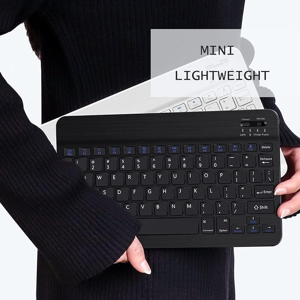 Teclado Bluetooth Diyeeni Bilingüe Ruso e Inglés 7" Recargable