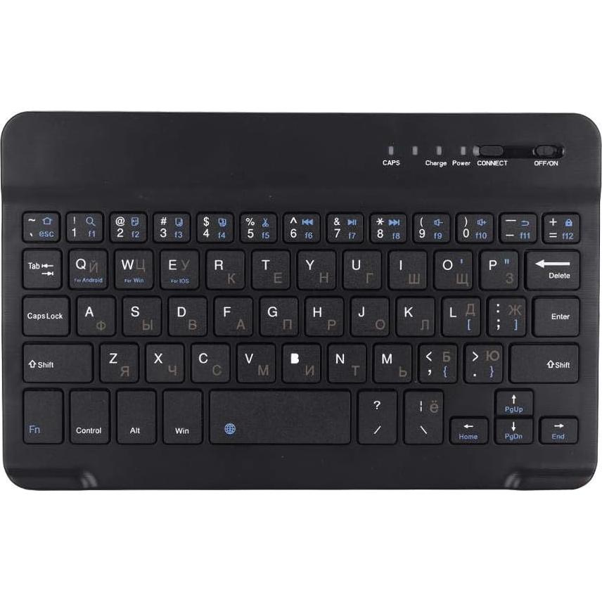 Teclado Bluetooth Diyeeni Bilingüe Ruso e Inglés 7" Recargable
