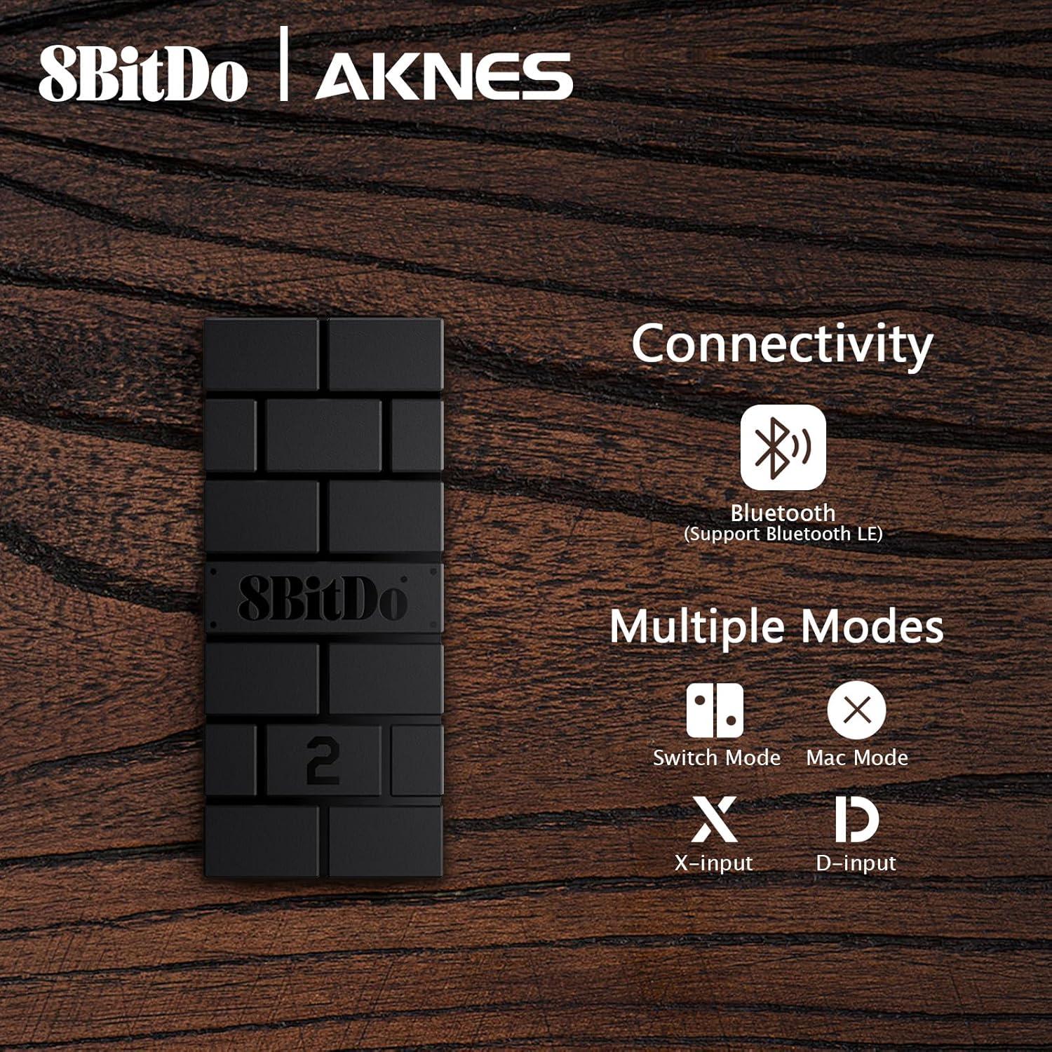 Adaptador Inalámbrico 8BitDo para Consolas y PC - Bluetooth