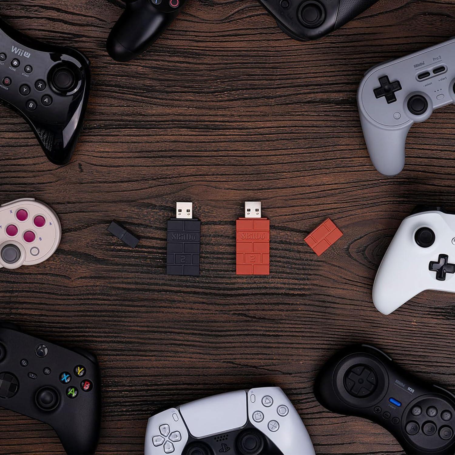 Adaptador Inalámbrico 8BitDo para Consolas y PC - Bluetooth