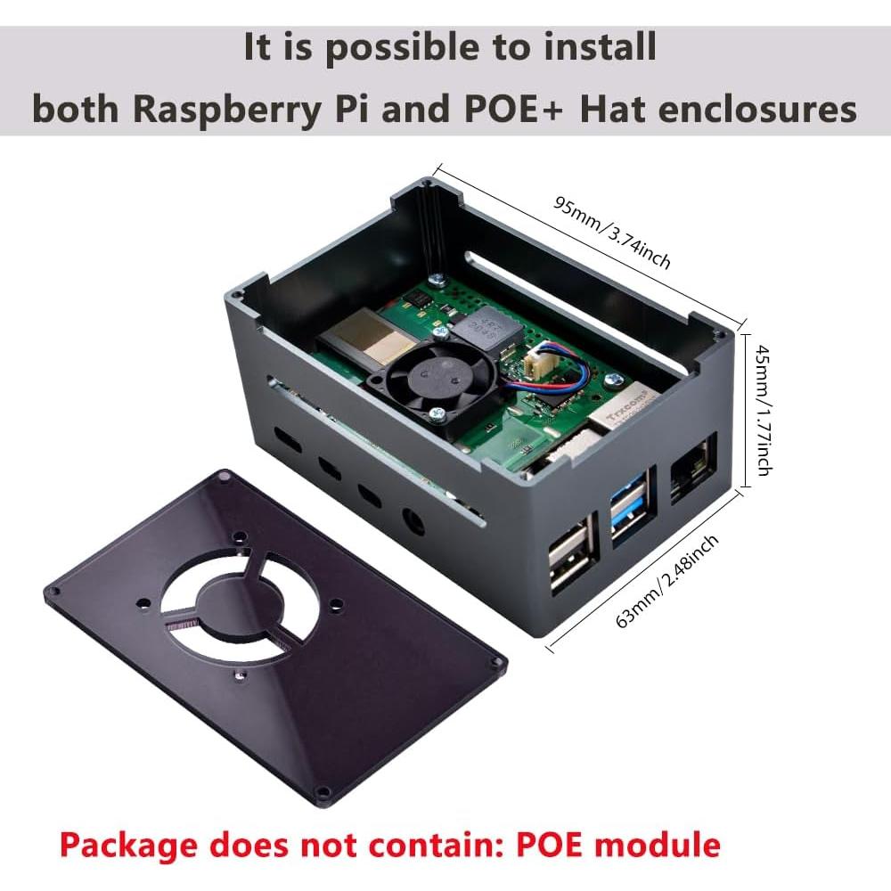 Caja GeeekPi para Raspberry Pi 4 Modelo B con Ventilador