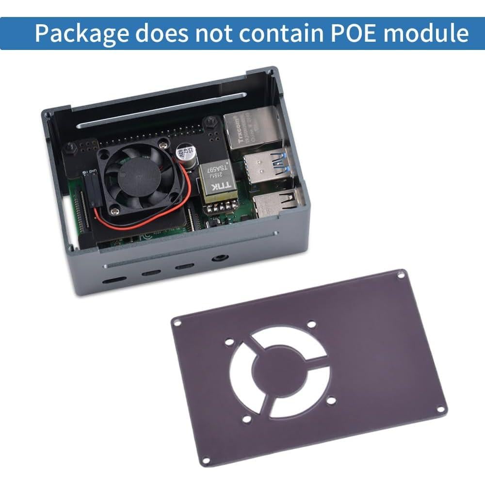 Caja GeeekPi para Raspberry Pi 4 Modelo B con Ventilador