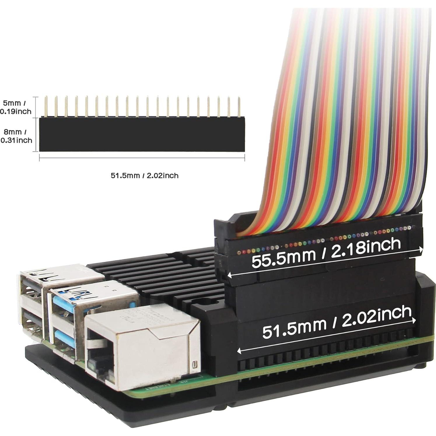 Caja de Aluminio Geekworm P122 para Raspberry Pi 4 Modelo B