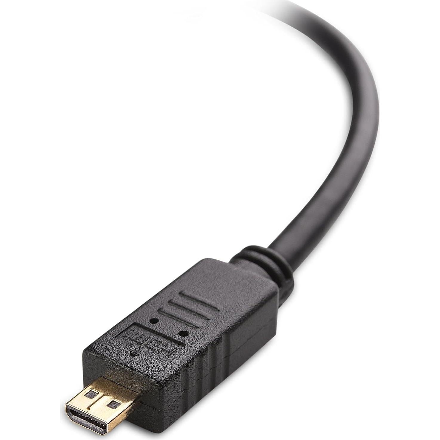 Adaptador Micro HDMI a HDMI Cable Matters 2-Pack 4K 15.24 cm