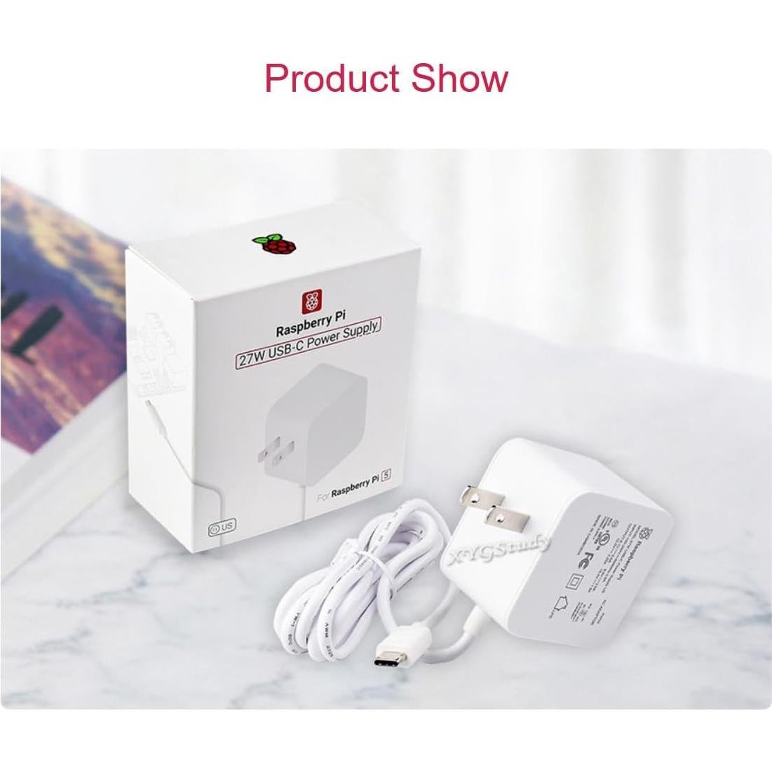 Fuente de Alimentación 27W USB Tipo-C Oficial Raspberry Pi 5