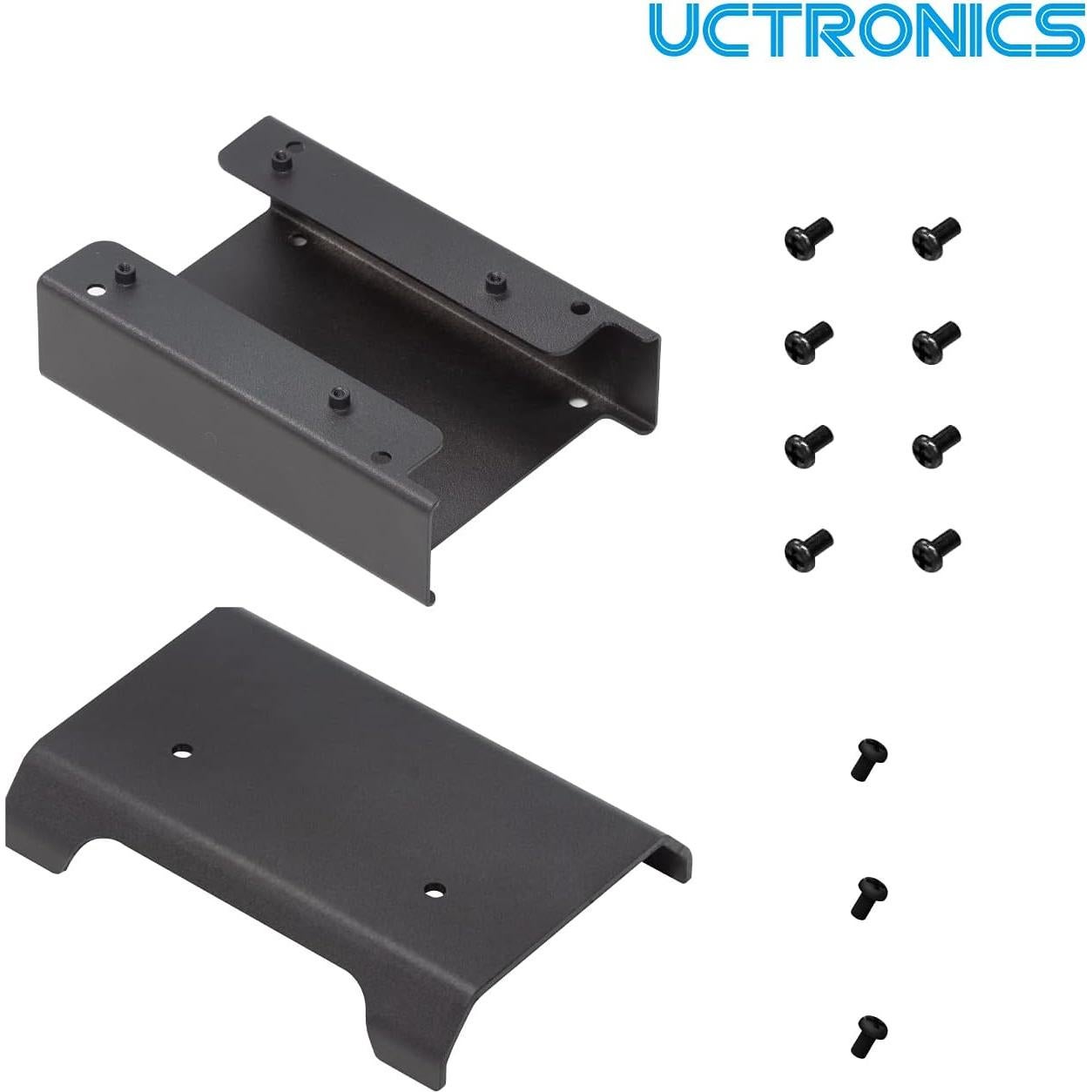 Soporte Vertical Metálico NAS UCTRONICS para Raspberry Pi 4B/3B+