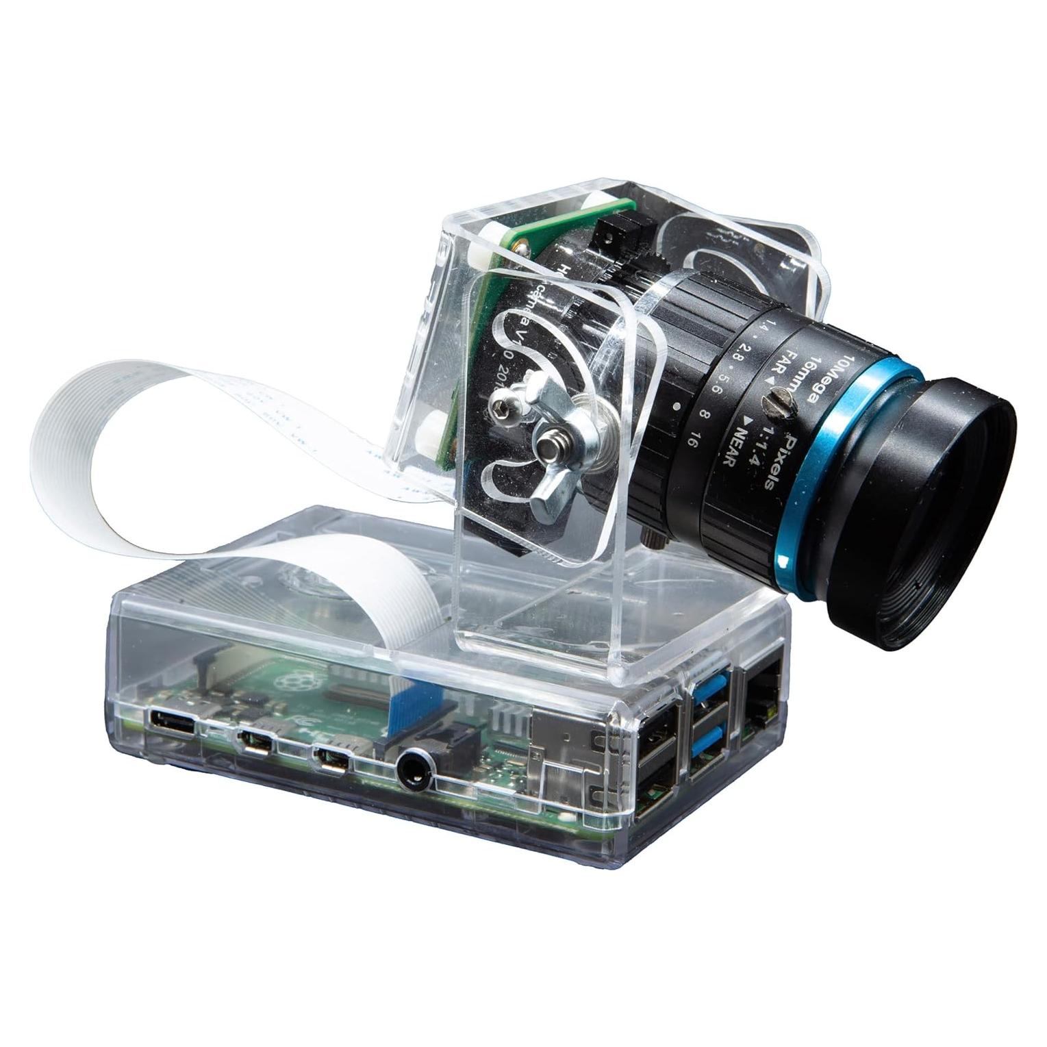 Soporte Universal Ajustable para Cámara Raspberry Pi HQ