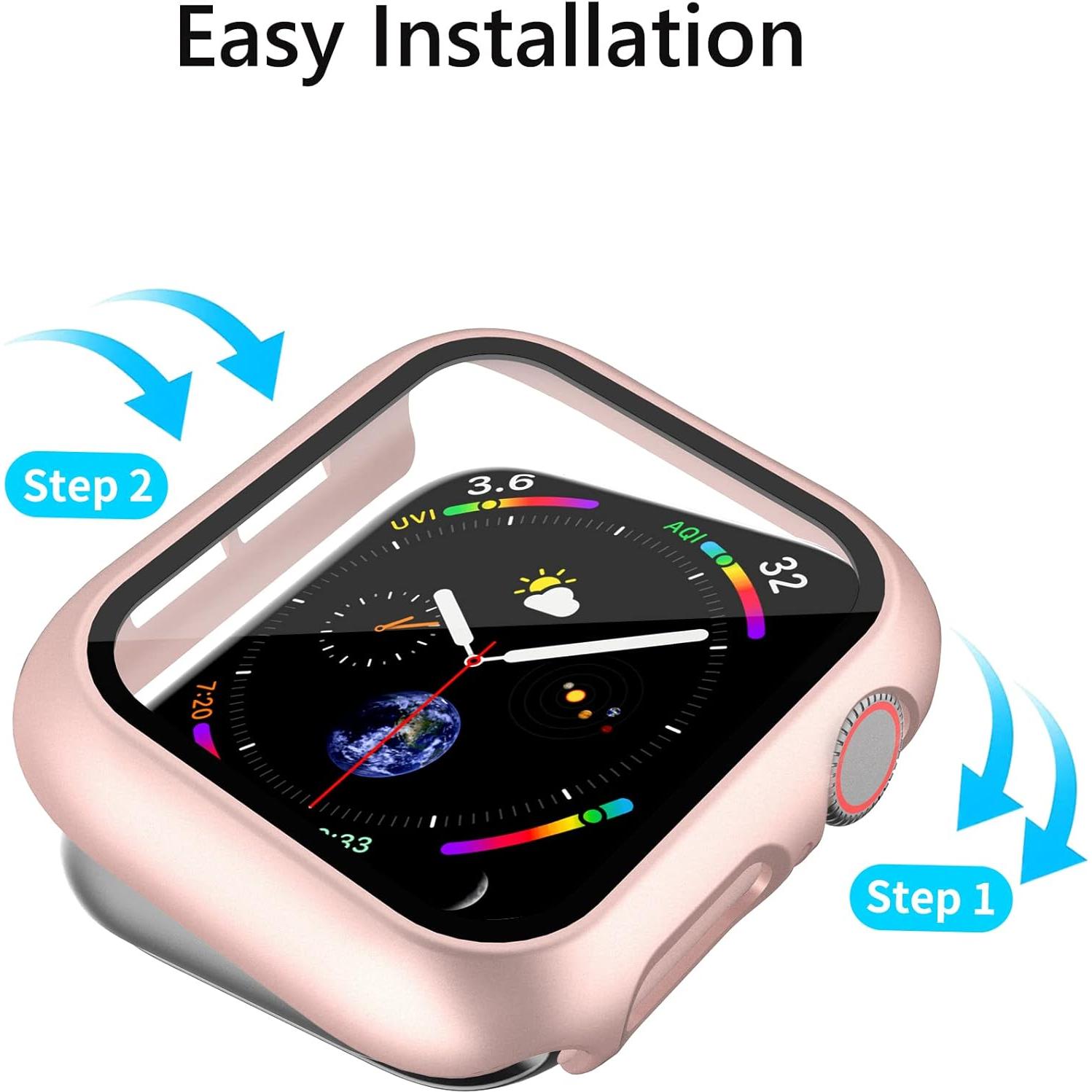 Funda Dura para Apple Watch 40mm PKMH con Protector