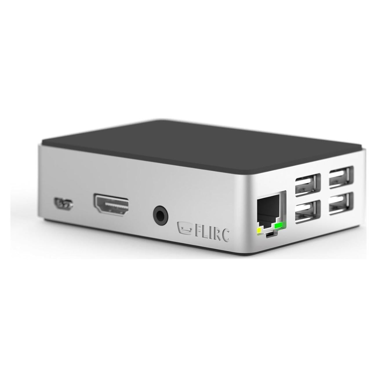 Caja Flirc de Aluminio para Raspberry Pi 3 B+ Plata
