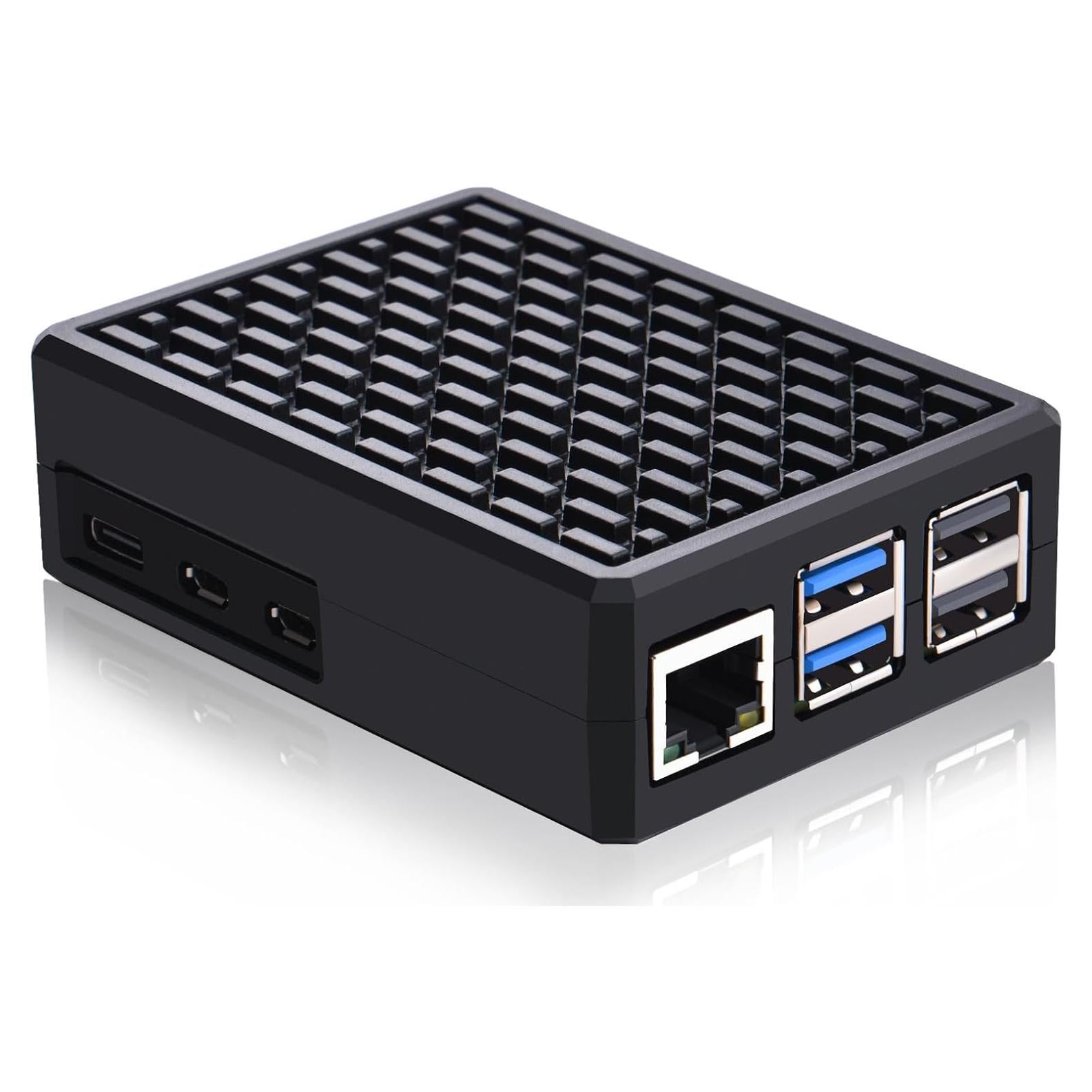 Caja de Aluminio GeeekPi para Raspberry Pi 5 4GB/8GB con Enfriamiento