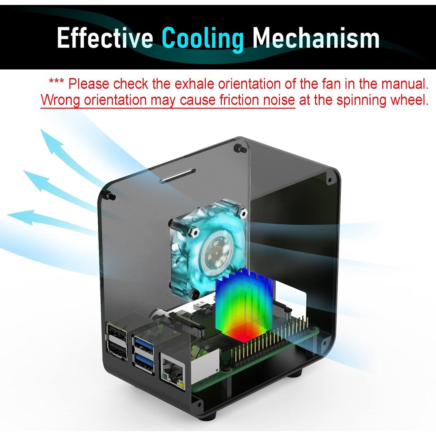 Caja Mini Torre Aluminio ElectroCookie para Raspberry Pi 3