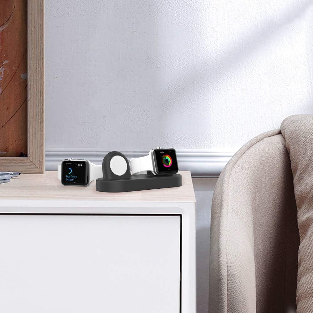 Soporte de Carga Doble Delidigi para Apple Watch 38-49mm