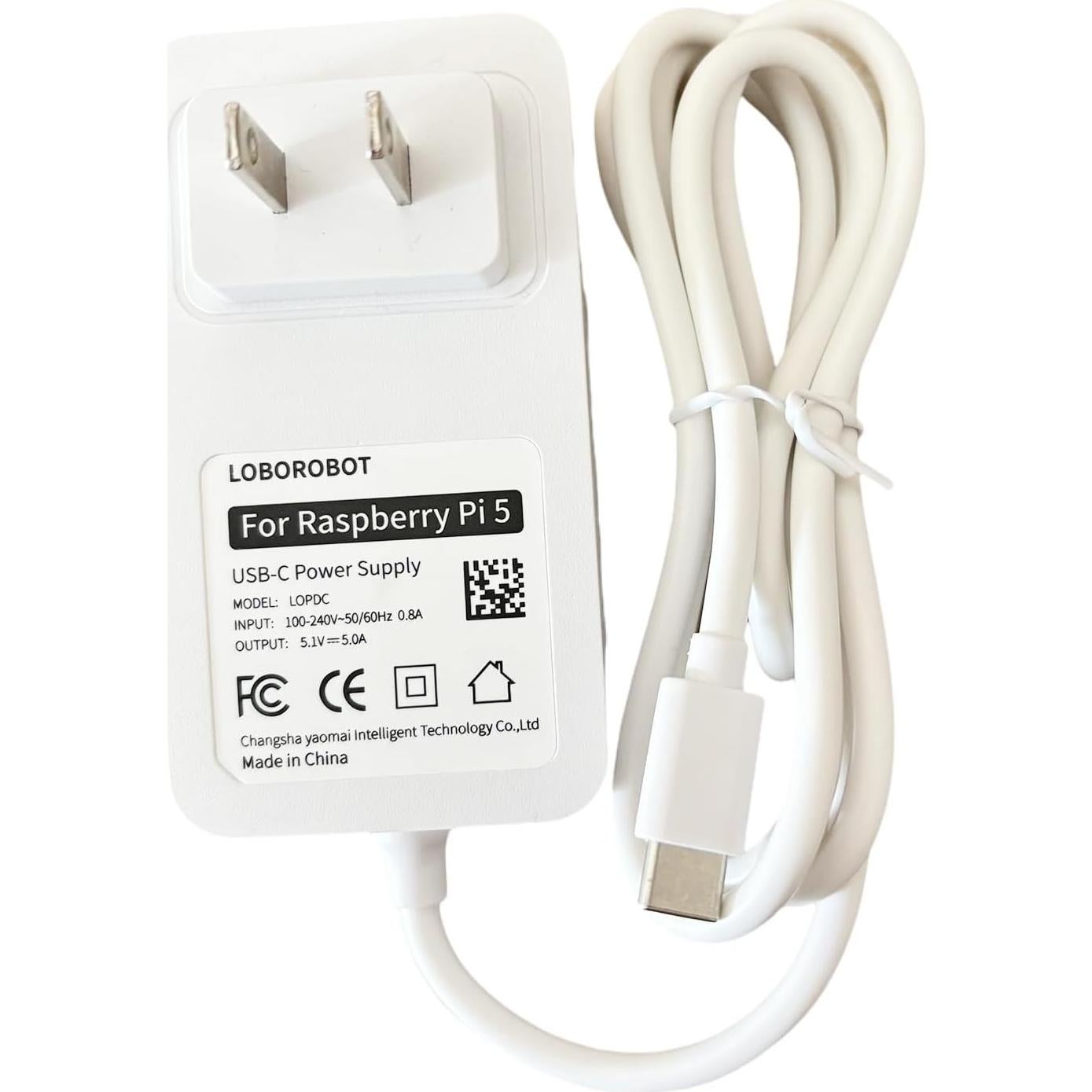 Adaptador de Alimentación 27W Tipo C para Raspberry Pi 5 y Orange Pi