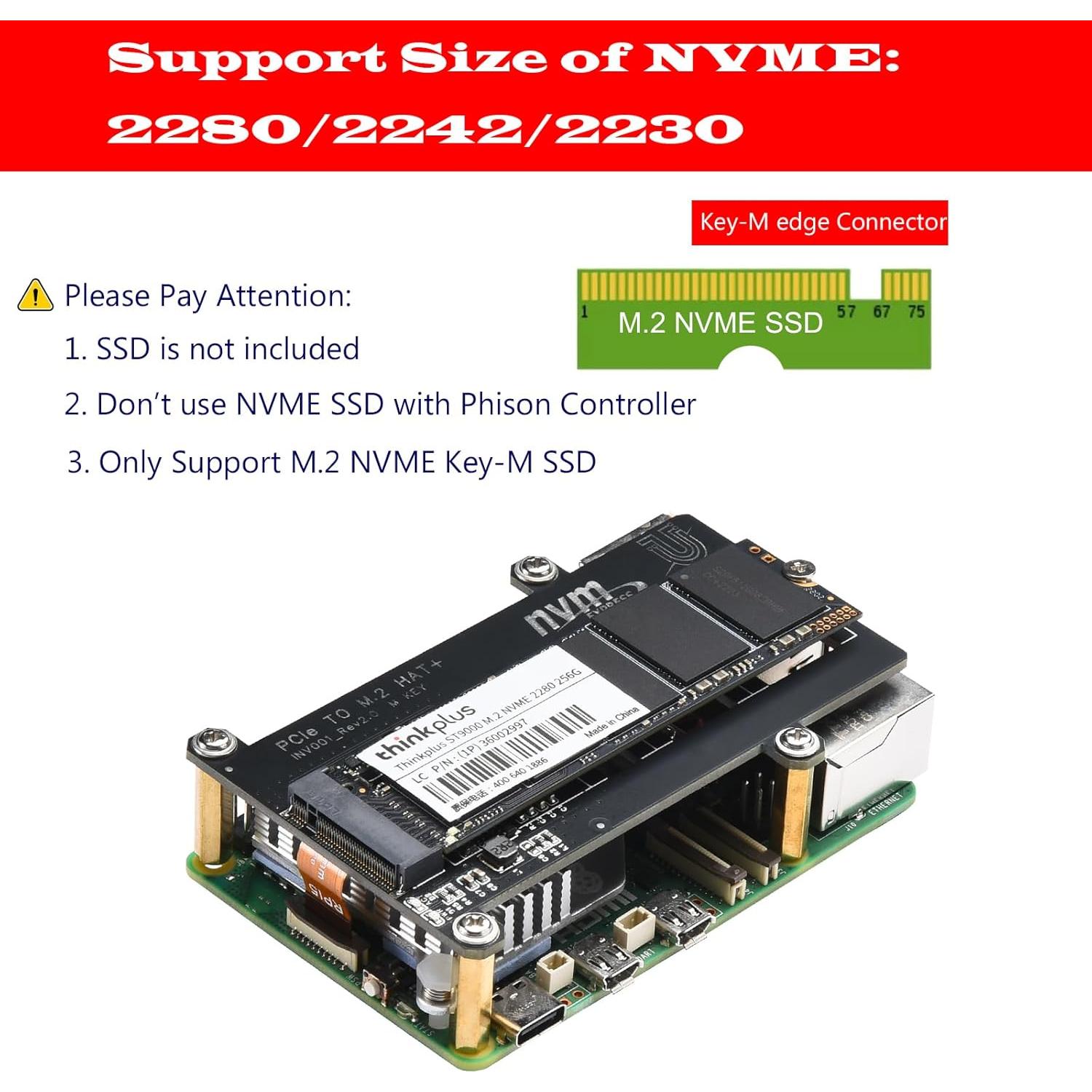 Caja de metal iUniker para Raspberry Pi 5 con placa NVMe