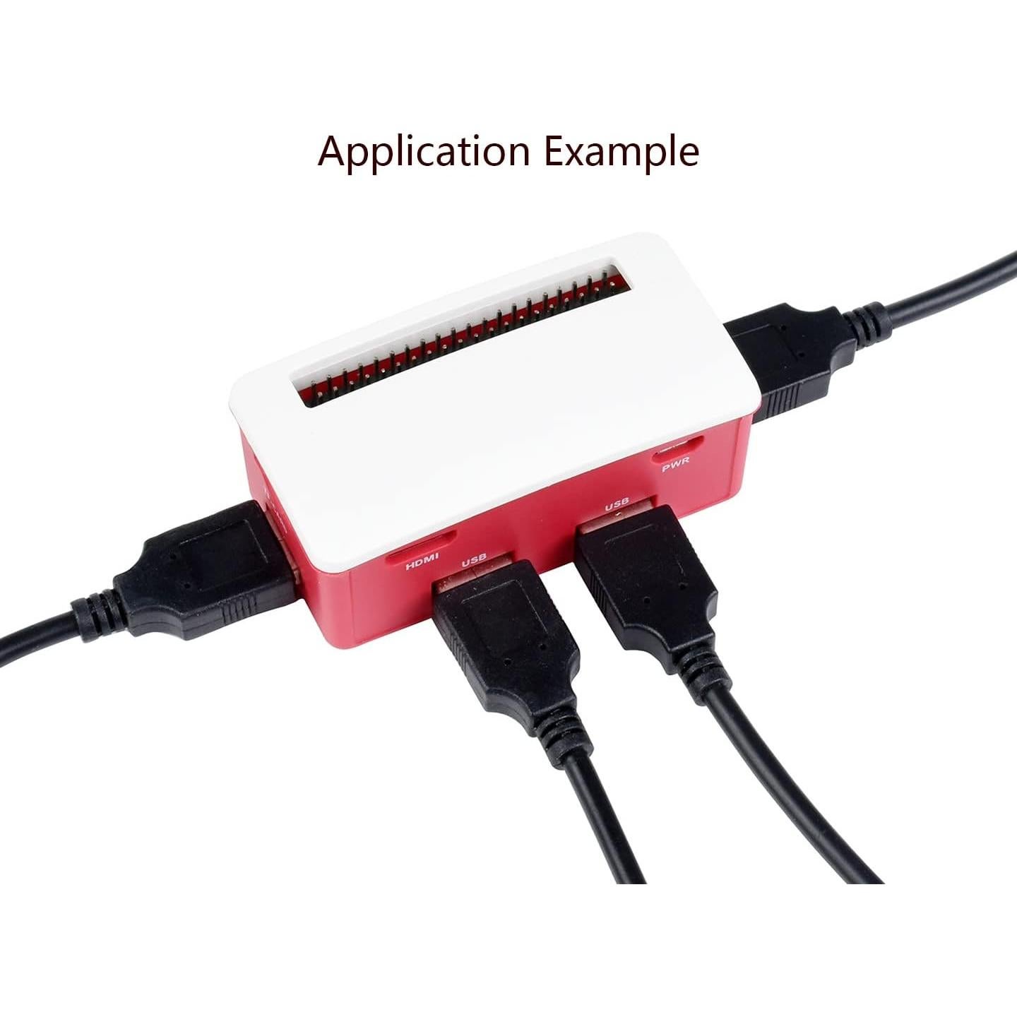 USB HUB HAT Waveshare para Raspberry Pi Zero 4 Puertos USB 2.0