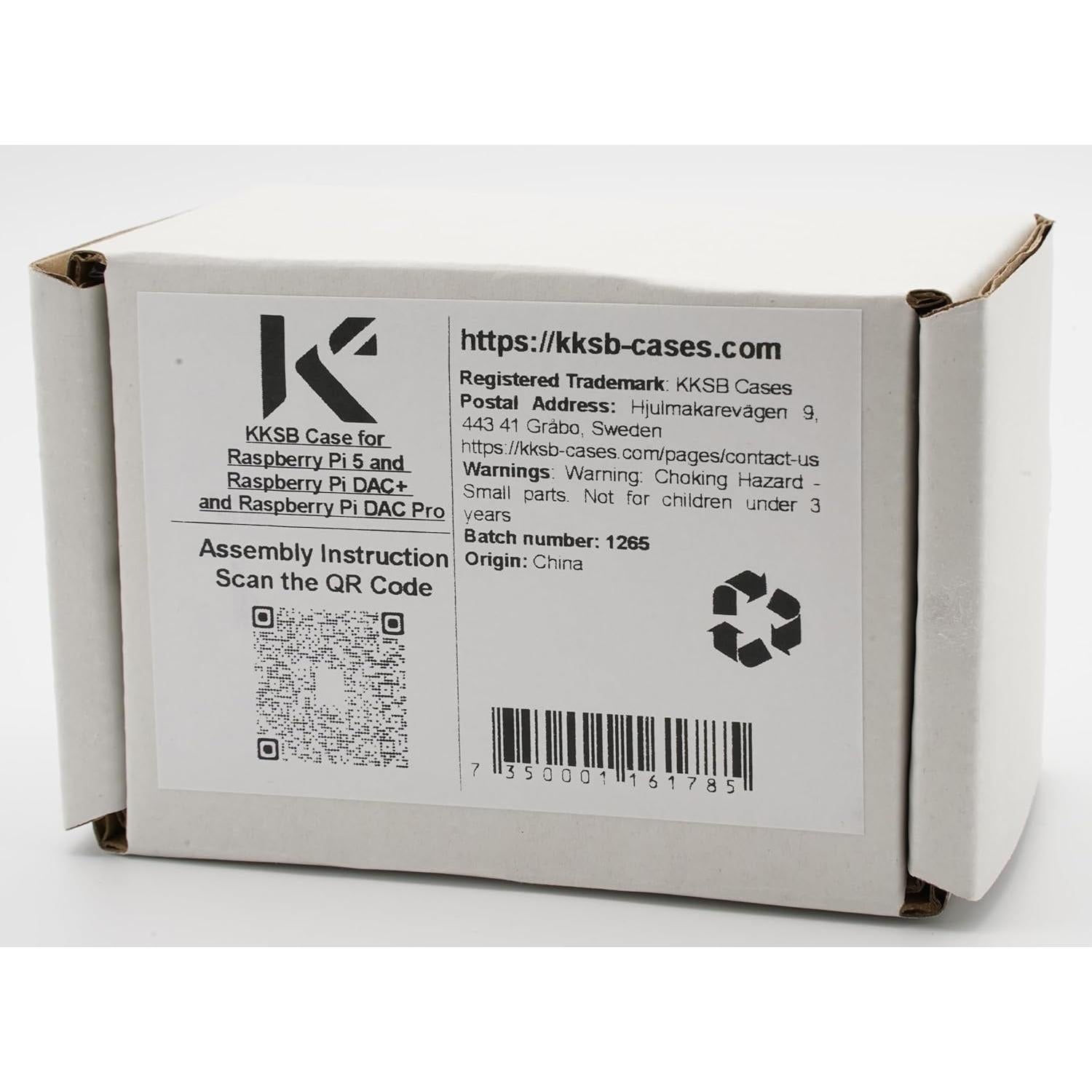 Caja para Raspberry Pi 5 KKSB - Compatible con DAC Pro y IQaudio