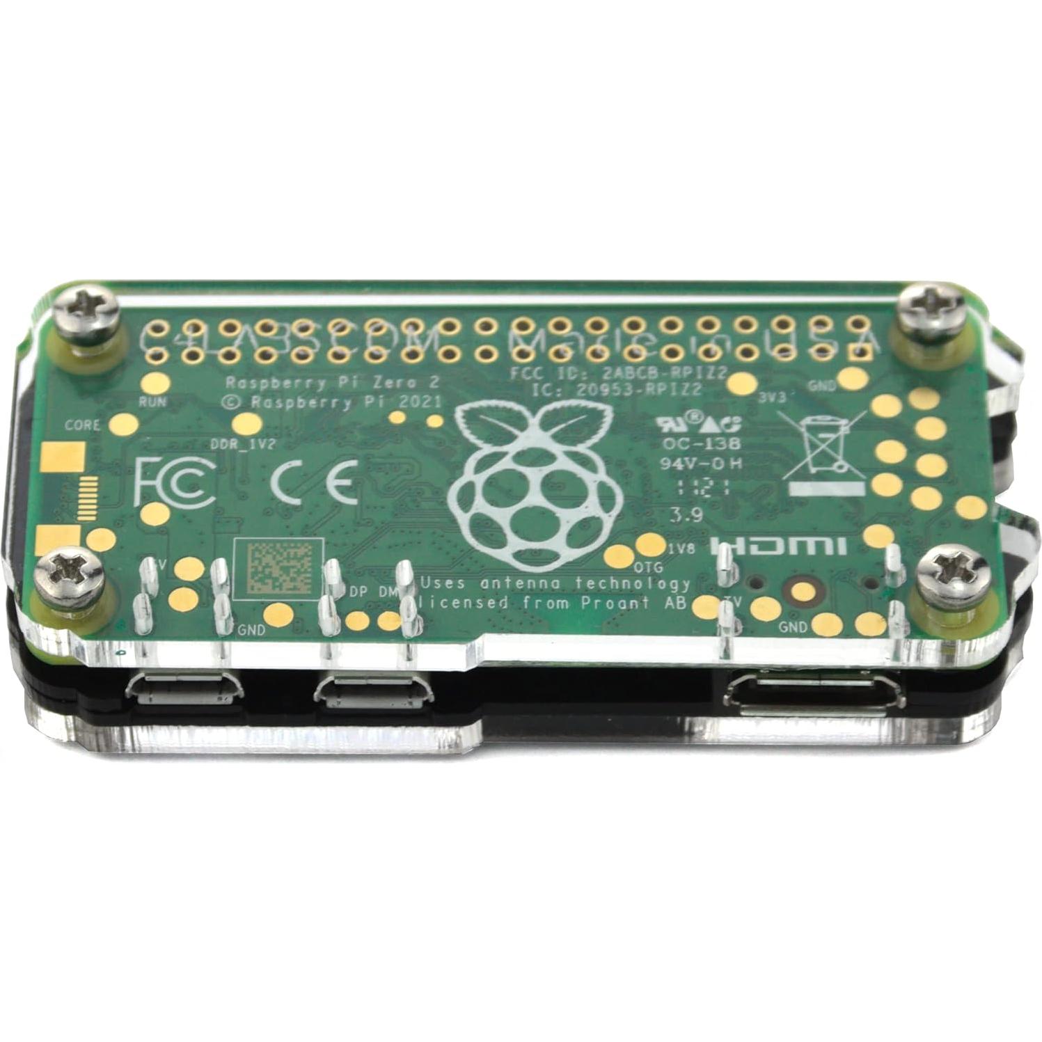 Caja Disipador de Calor C4Labs Zebra Zero para Raspberry Pi Zero 2