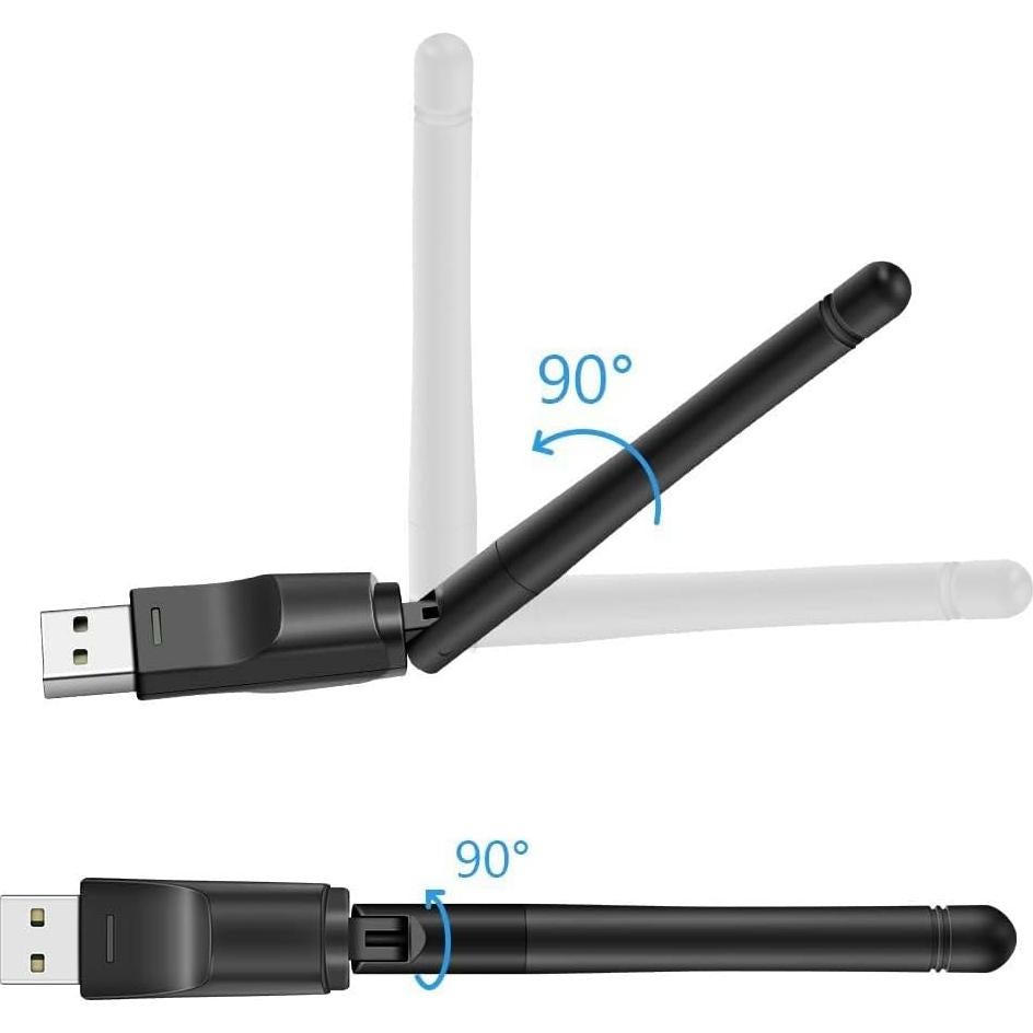 Adaptador WiFi USB LOTEKOO RT5370 150Mbps para Raspberry Pi y PC