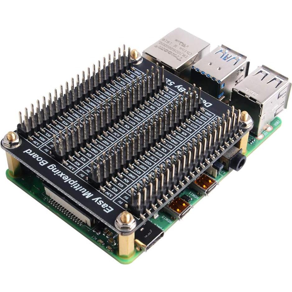 Placa de Expansión GPIO GeeekPi para Raspberry Pi 5/4B/3B+