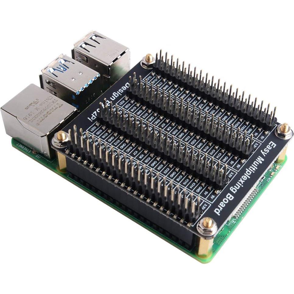 Placa de Expansión GPIO GeeekPi para Raspberry Pi 5/4B/3B+