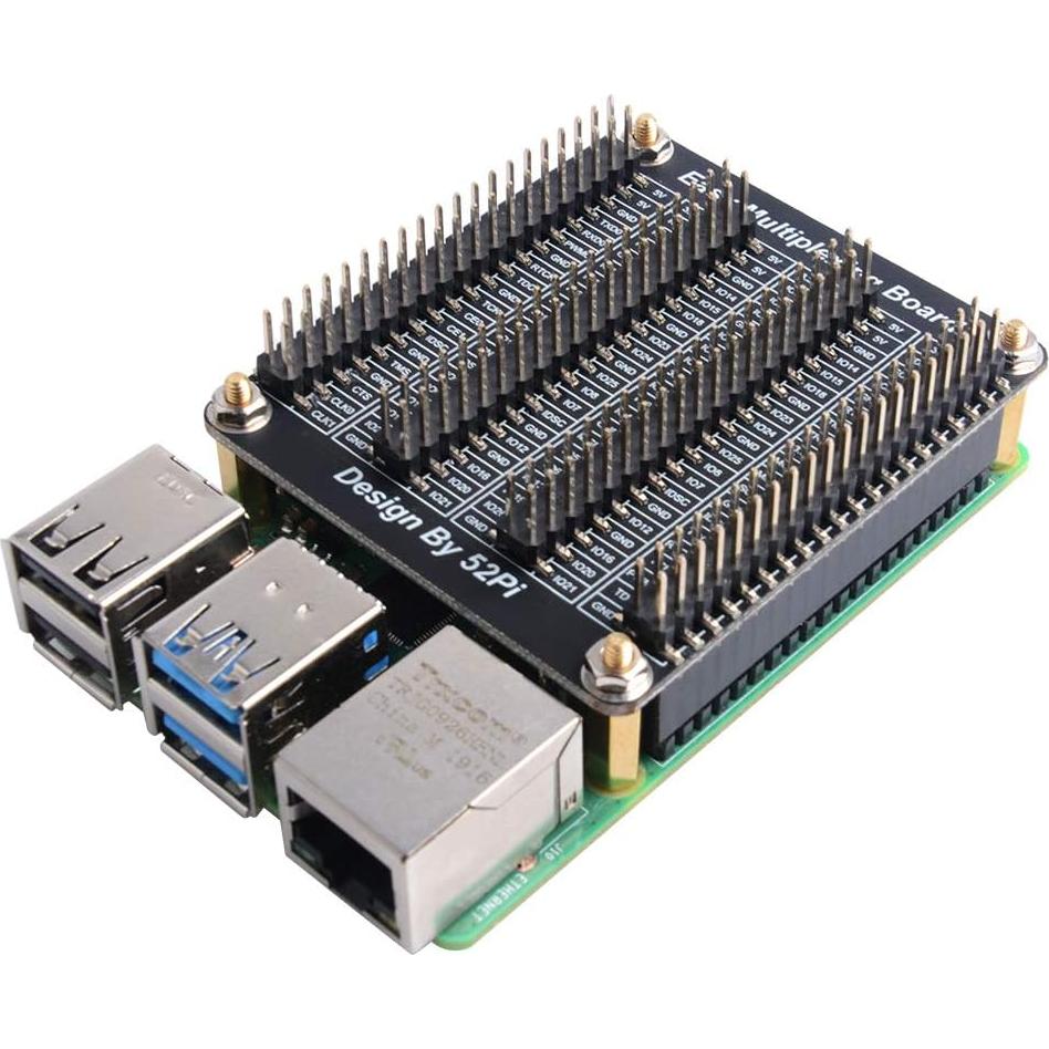 Placa de Expansión GPIO GeeekPi para Raspberry Pi 5/4B/3B+