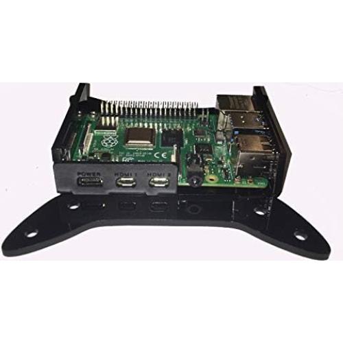 Soporte VESA para Raspberry Pi 4 ASG Laser - Acrílico Negro