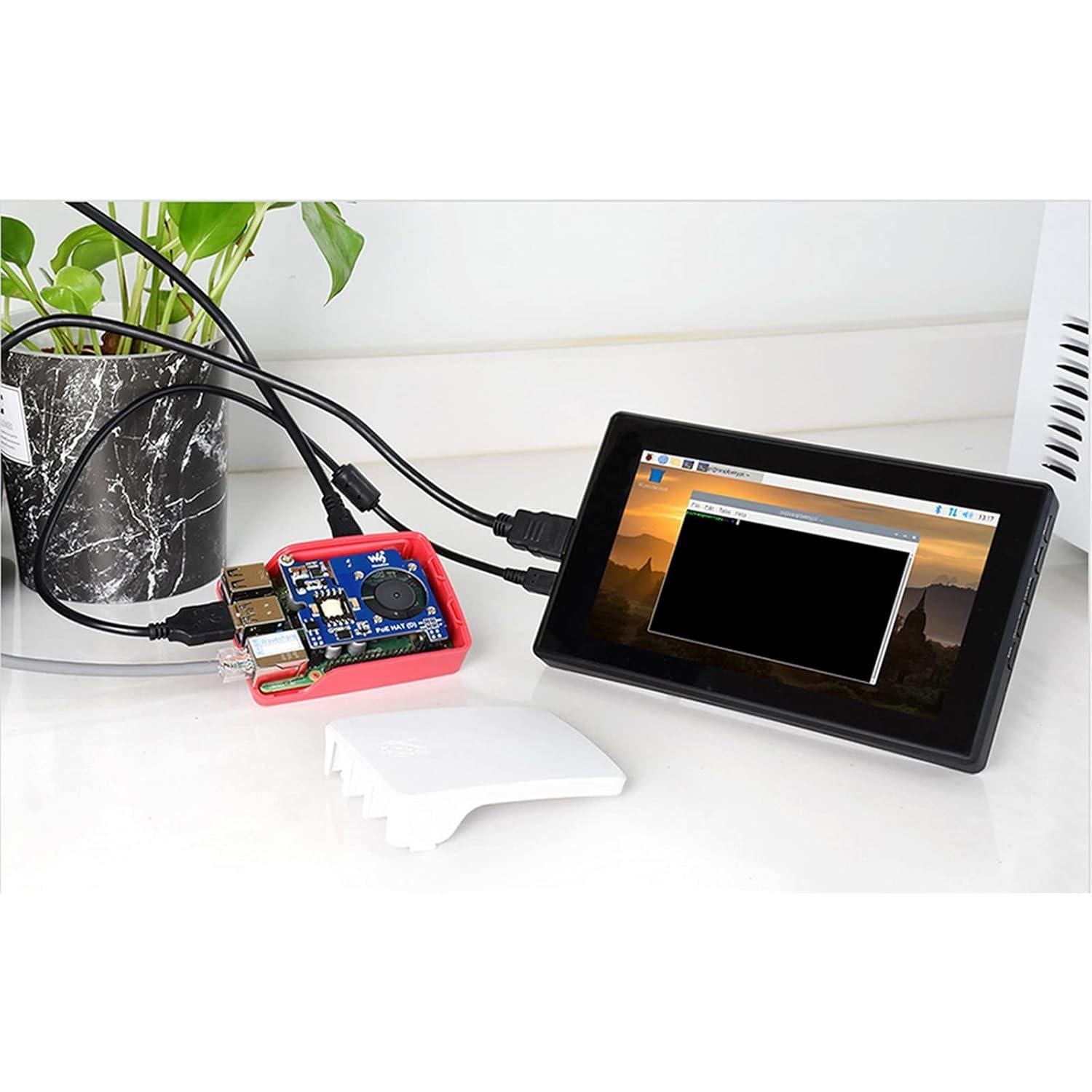 PoE HAT Waveshare para Raspberry Pi 4B/3B+ con Ventilador