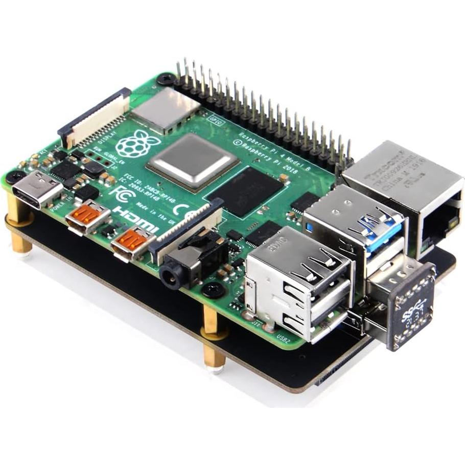 Placa de Expansión GeeekPi X862 V2.0 para Raspberry Pi 4B SSD M.2