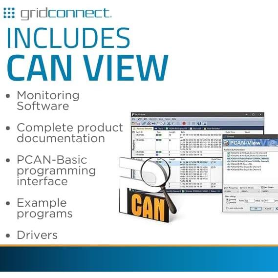 Adaptador USB CAN GRIDCONNECT GC-CAN-USB 4.3x2.3cm