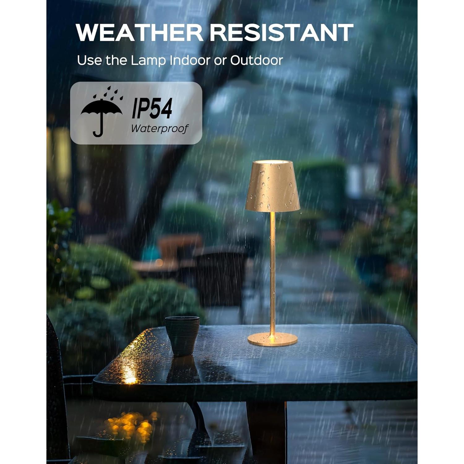 Lámparas de Mesa Inalámbricas JACKYLED 2 Paquete 3 Alturas