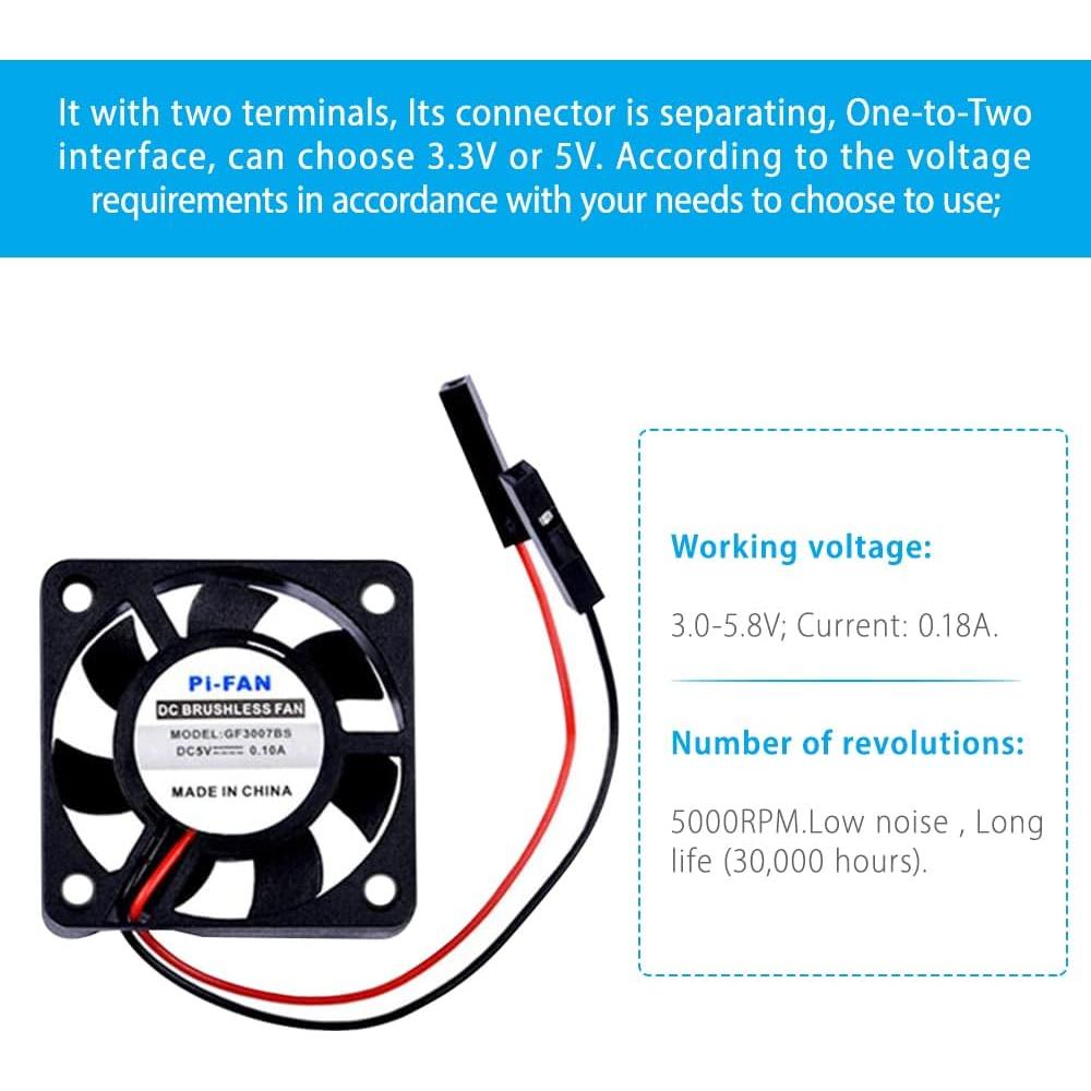 Caja Clúster GeeekPi para Raspberry Pi 4/3 con Ventiladores